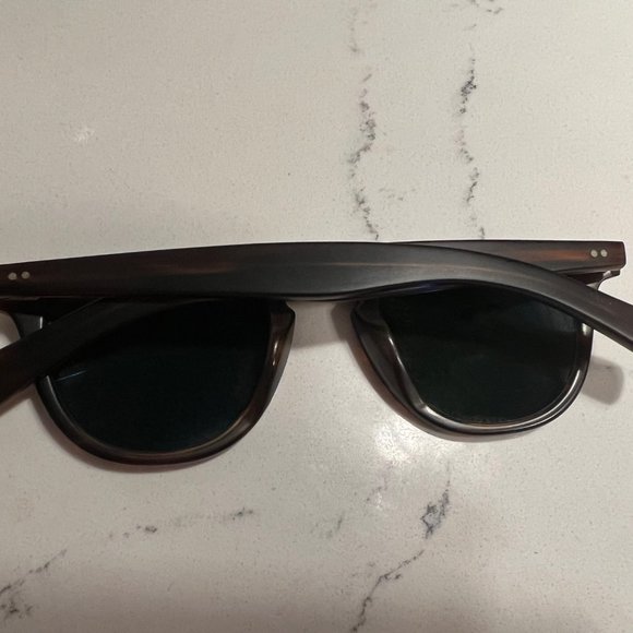 Garrett Leight Hampton x 10 year Anniversary Sunglasses in Matte Brandy Tort
